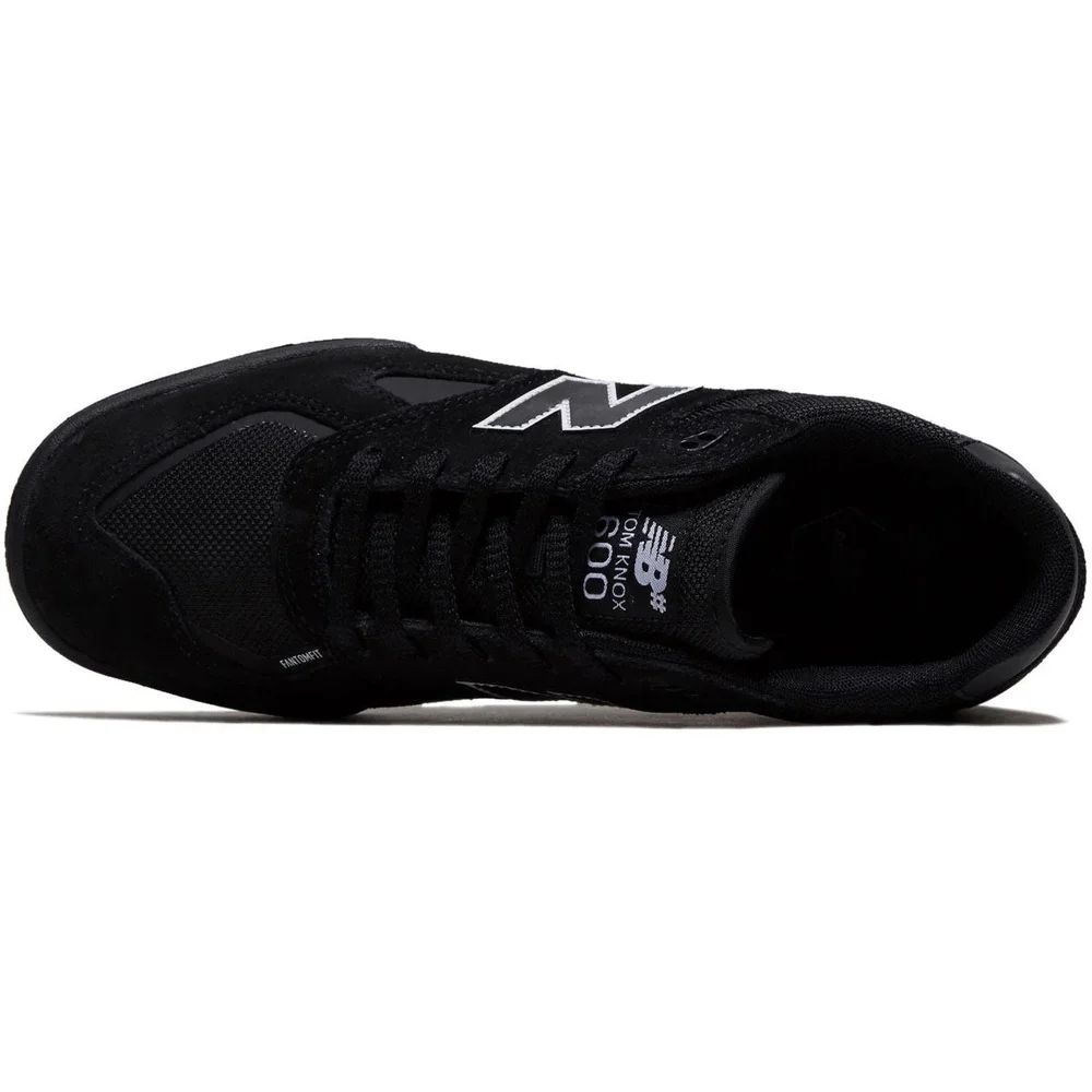 New Balance Numeric 600 Tom Knox Skate Shoes - Black/Black — West